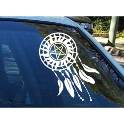 Dream Catcher Anti-possession Car Caravan Bike Helmet Wall Door Decals Sticker