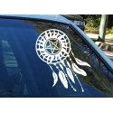 Dream Catcher Anti-possession Car Caravan Bike Helmet Wall Door Decals Sticker