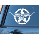 Longhorn Army Military Star Car Caravan Hood Bonnet Bike Helmet Wall Door Decals Sticker