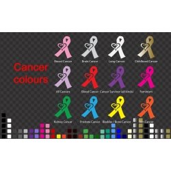 Breast Cancer Awareness Pink Ribbon Car Sticker DECAL