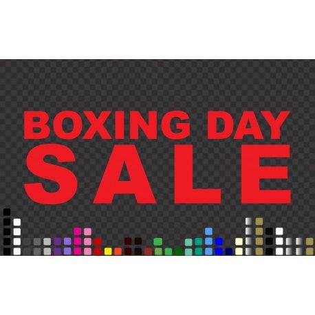 Boxing Day SALE RETAIL SHOP WALL WINDOW SIGN VINYL STICKER DECAL