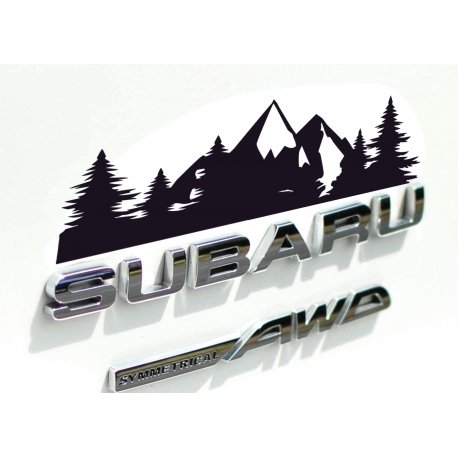 Mountain Forest Sticker Decal Adventure Car 4x4 Jeep Subaru Forester Wall Door