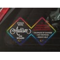 Child With Autism On Board Decal Sticker Car Window Bumper Emergency Safety