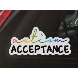 Autism Acceptance Awareness Decal Sticker Special Needs Mom Car Window Bumper