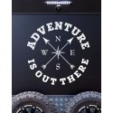 Adventure is out there Compass Steering Wheel Arrow Removable Wall Sticker Decal