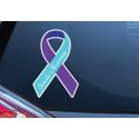 Suicide Awareness Ribbon Decal Sticker Car Window Bike Laptop Wall Door