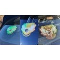 Heart Wing Photo RIP Iridescent Decal, In Loving Memory of Dad Mum, Memorial Holographic Rainbow Sticker Car Laptop