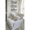 CHERISH YESTERDAY DREAM TOMORROW LIVE TODAY QUOTE WALL DECAL VINYL STICKER