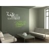 DANCE IN THE RAIN QUOTE WALL DECAL VINYL STICKER MURAL 2 COLORS
