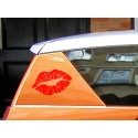 SEXY LUSCIOUS EROTIC KISSING LIPS CAR BOAT LAPTOP TATTOO VINYL DECAL STICKER