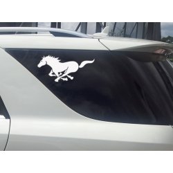 GALLOPING HORSE IN THE FOREST CAR BOAT LAPTOP TATTOO VINYL DECAL STICKER