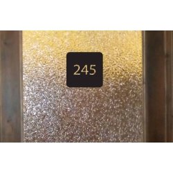 CUSTOM DOOR NUMBER NAME SIGN VINYL DECAL STICKER WALL DOOR OFFICE SHOP