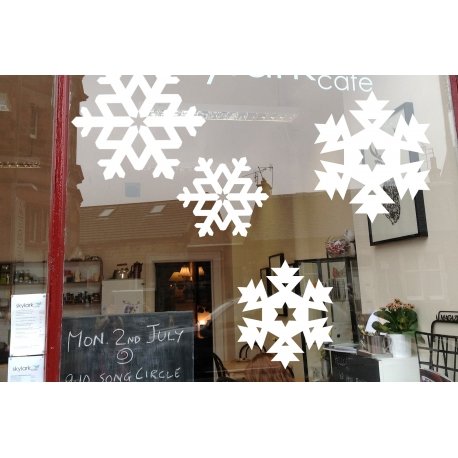 1 Snowflake XMAS decor Removable Art Vinyl wall window glass shop sticker decal 
