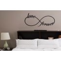 Infinite Eternal Love, Love forever, Infinity Symbol Wall Decal Sticker sign