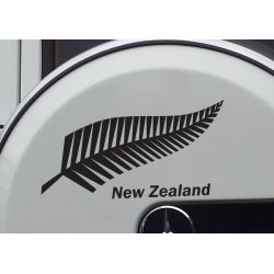 SILVER FERN NEW ZEALAND KIWI SYMBOL VINYL DECAL CAR BOAT TATTOO