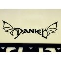 Personalised Name Dragon Wing Wall Door Custom Vinyl Decals Sticker Teen Kids
