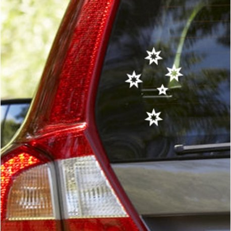 Aussie Southern Cross Star Outline Sign Car Boat UTE Truck Decal Vinyl Sticker