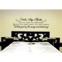 I Could Stay Awake AEROSMITH Love Bedroom Wall quote Decor Vinyl Decal Sticker