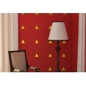 Triangle Pattern Wall Art Modern Vinyl Decal Sticker Removable 20+ Colours