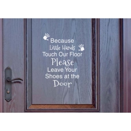 Welcome Front Door Wall Window Sign Vinyl Lettering Decal Sticker House Shop