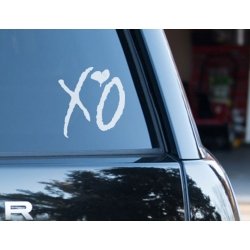 XO Love Kiss Hug Car Bike Boat Helmet The Weeknd Hip Hop Decal Vinyl Sticker