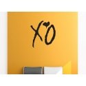 XO Love Kiss Hug Removable Wall Art The Weeknd Hip Hop Decal Vinyl Sticker 