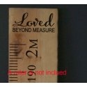 Loved beyond Measure Growth Chart Ruler Add-On Nursery Kids Vinyl Decal Sticker