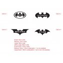 Personalized Custom Batman Wall Name Sticker Removable Decal 4 designs