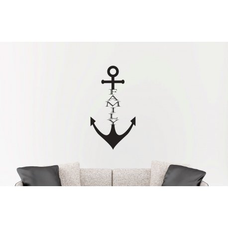 Family Anchor Wall Sticker Removable Decal