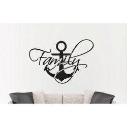 Family Anchor Wall Sticker Removable Decal