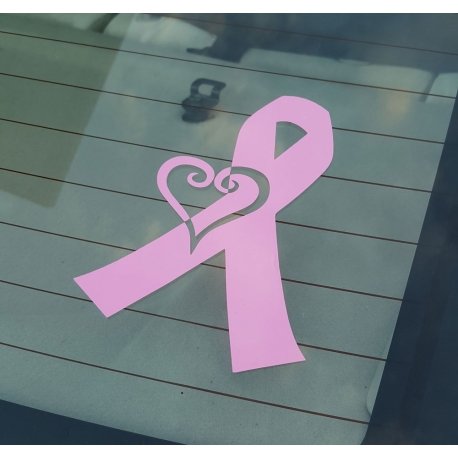 Breast Cancer Awareness Pink Ribbon Car Sticker DECAL