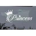 Princess Prince King Queen Crown Car Sticker Decal