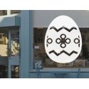 Easter Egg Vinyl Decal Sticker Wall Door Shop Window Sign Removable