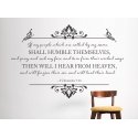 2 Chronicles 7:14 KJV If my people, which are called by my name Bible Decal Sticker