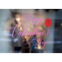 Happy Valentine's Day Wall & Window Stickers Love Decal Shop Window Display