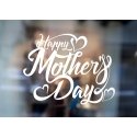 Happy Mother's Day Wall & Window Stickers Mother Decal Shop Window Display