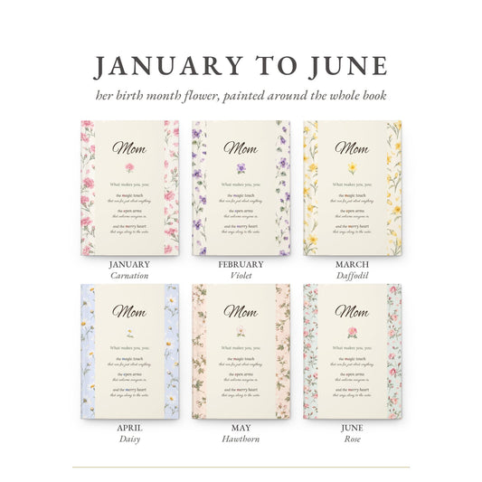 Personalized Birth Flower Name Poem Journal for Mom, photo 2