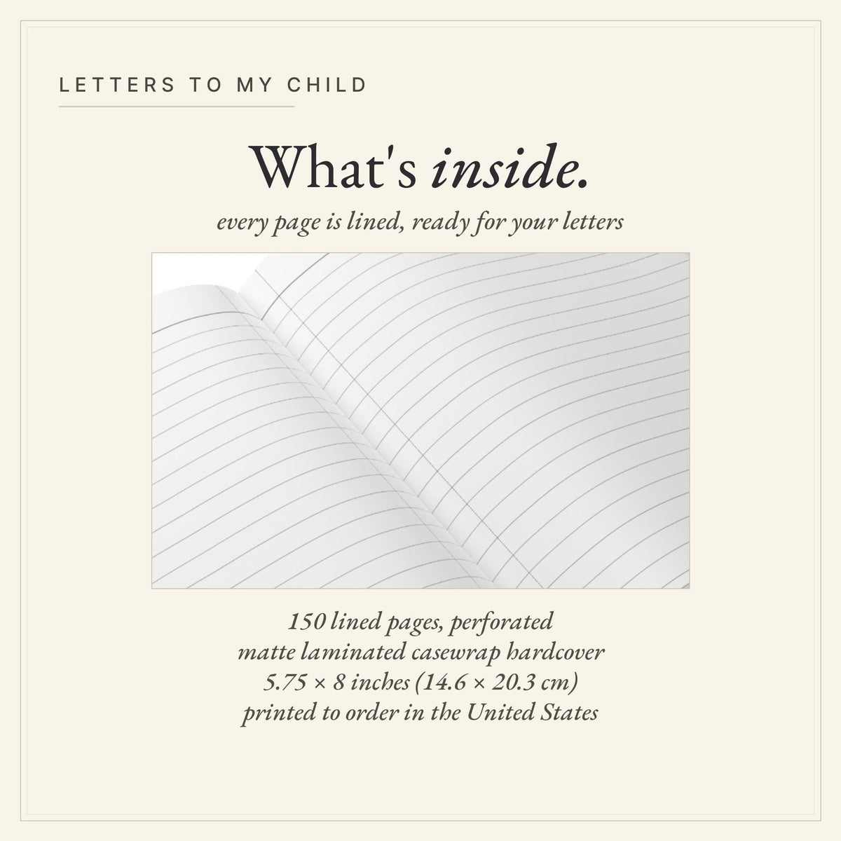Letters to My Daughter or Son Journal, photo 8
