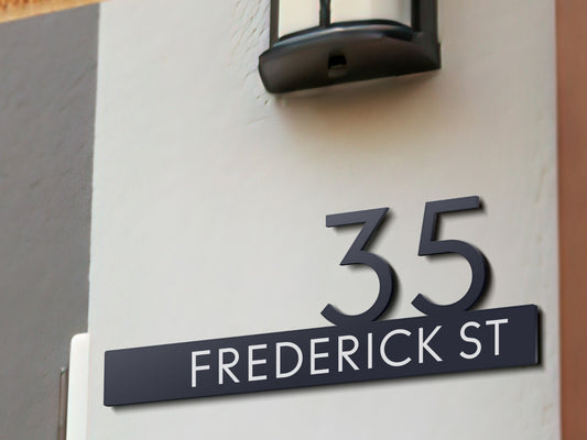 Personalised House Sign House Number Custom Address Sign Wall Door Mailbox — product photo