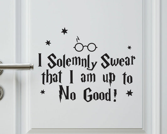 Harry Potter I Solemnly Swear That I Am Up To No Good Car Wall Decal Sticker — product photo