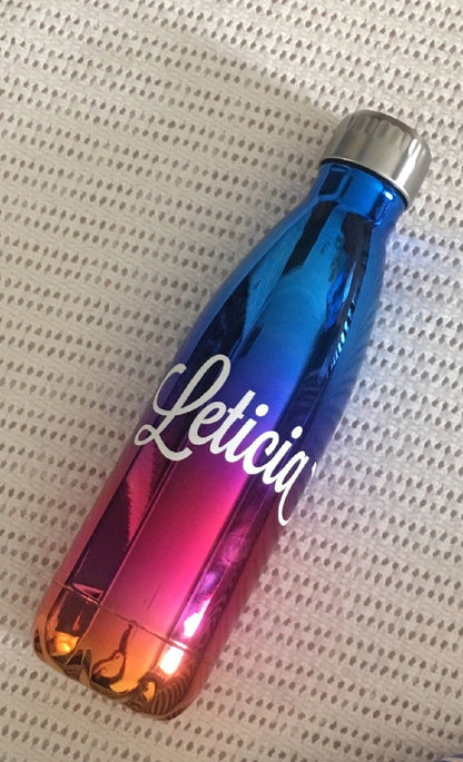 Personalised Name Sticker Lunch Box Water Bottle School Label — shown applied