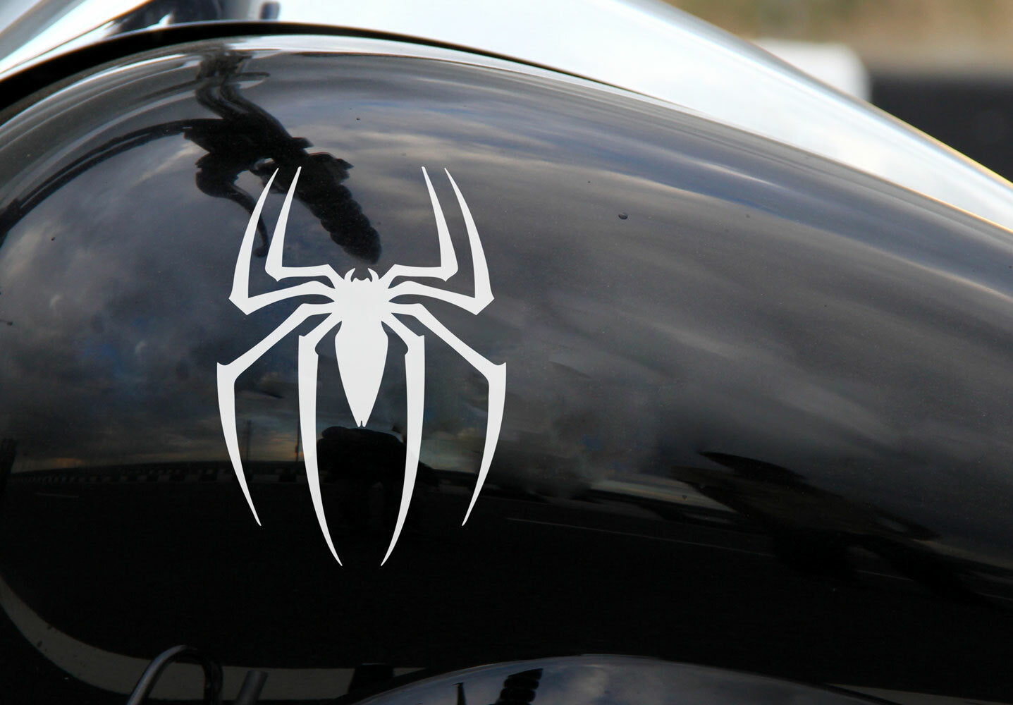 Spiderman logo Spider Sticker Decal Car Bike Motorcycle Helmet Decal — product photo