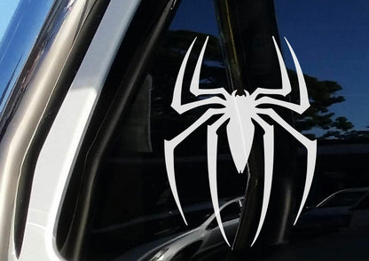 Spiderman logo Spider Sticker Decal Car Bike Motorcycle Helmet Decal — size guide