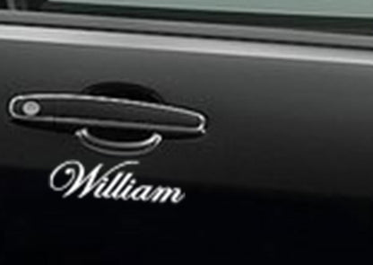 Custom Text Decal Personalised Windscreen Lettering Name Car Van Vinyl Sticker — packaging