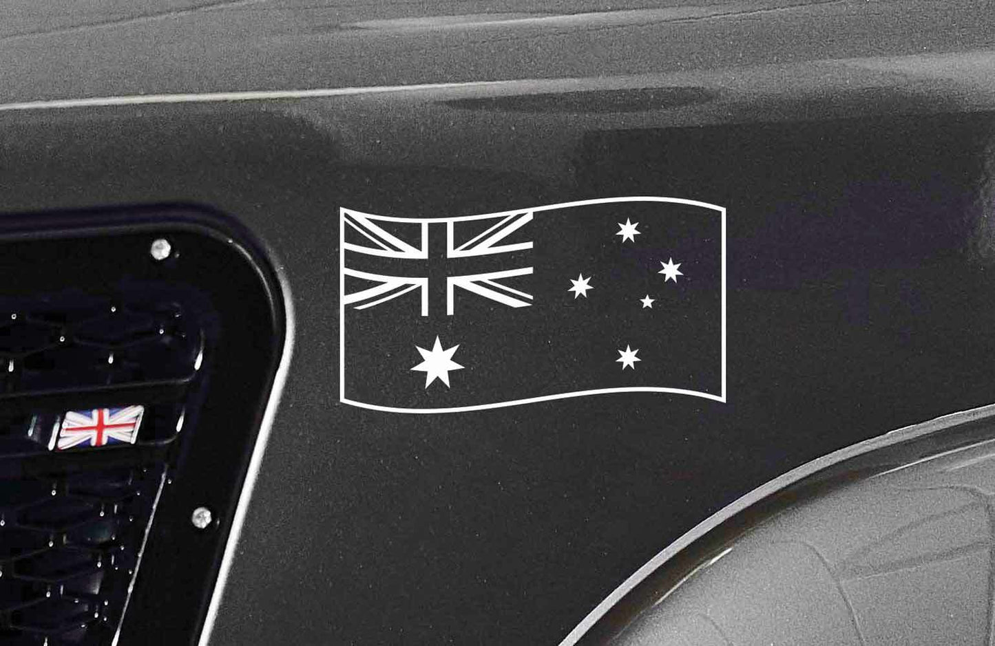 Australian Flag Decal Sticker 20cm Car Bike Helmet Window — design options