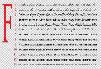 Custom Iron on Sticker Heat Transfer Glitter Rose Name Slogan Wedding Favour — additional view