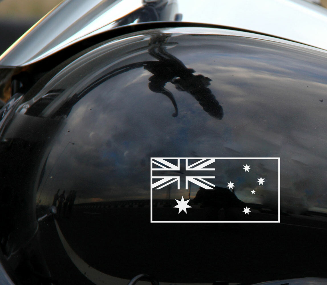 Australian Flag Decal Sticker 20cm Car Bike Helmet Window — alternative view