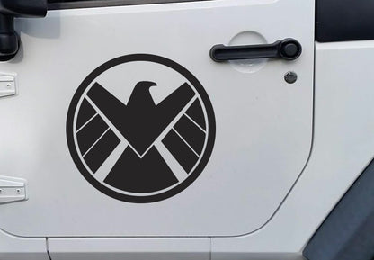 Agents of SHIELD Sticker Decal Marvel Avengers Car Window Bike Wall Door Yeti — product photo