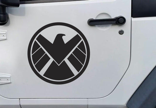 Agents of SHIELD Sticker Decal Marvel Avengers Car Window Bike Wall Door Yeti — product photo