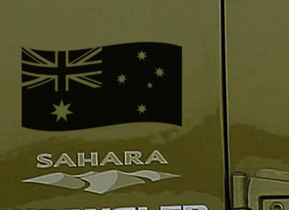 Australian Flag Decal Sticker 20cm Car Bike Helmet Window — size guide